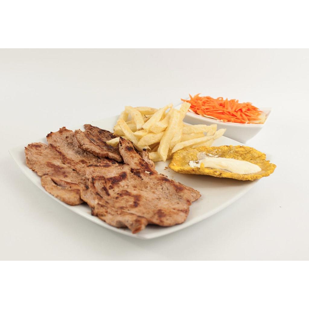 CARNE DE CERDO A LA PLANCHA